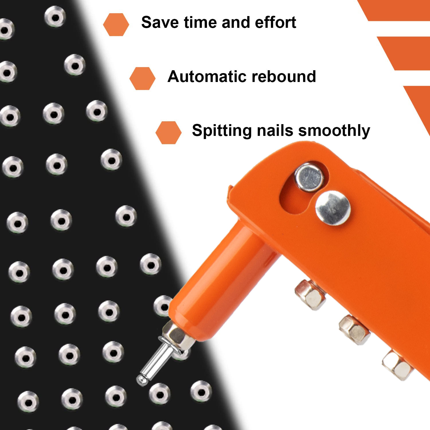 JLD Riveter Tools Heavy Duty 9.5'' Hand Riveter J-601 Rivet Gun ...