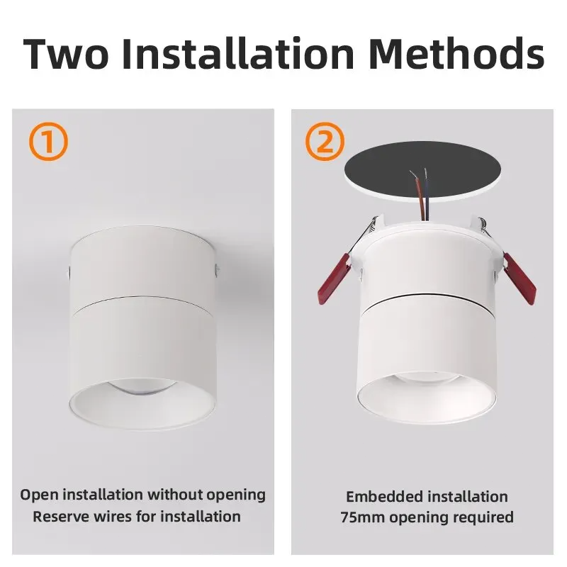 【Sunset Lamp】Atmosphere projector Tricolor Led Downlight Ceiling