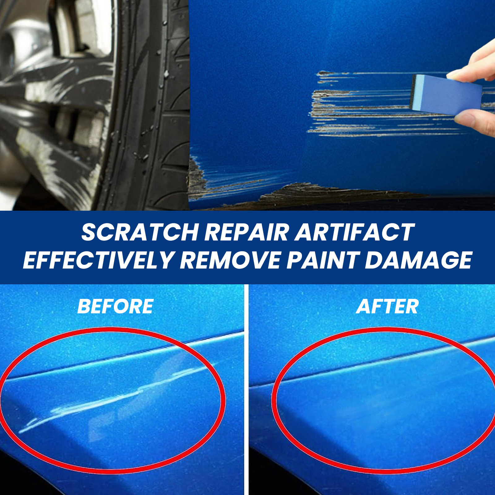 Homonth Car scratch repair cream Lacquer surface scratch repair repair ...