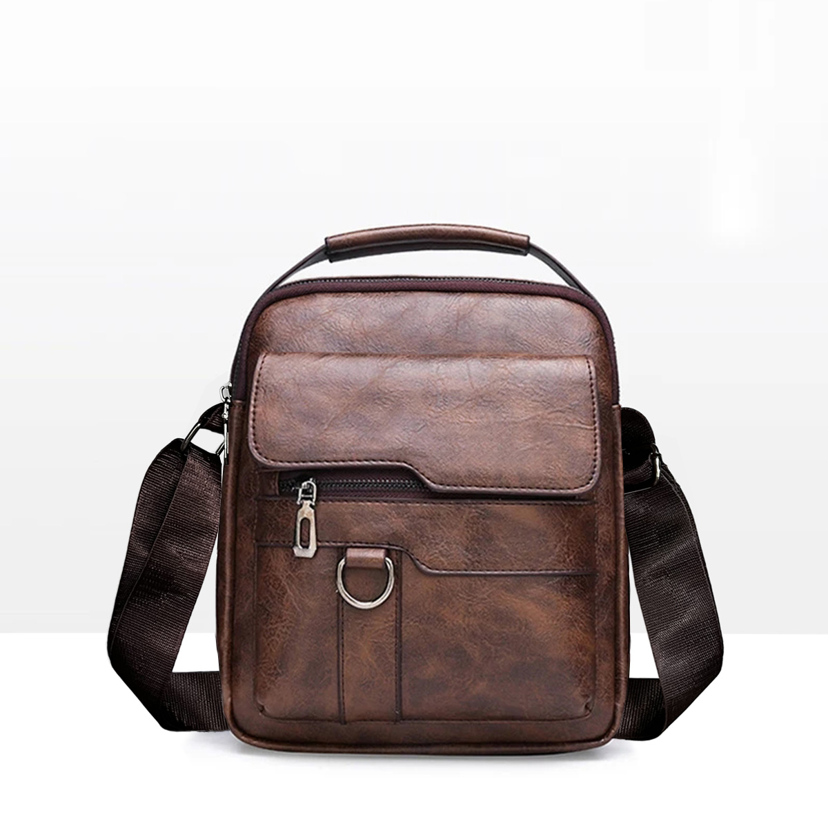 Waterproof Men’s Crossbody Bag with Shockproof iPad Pocket for 9.7