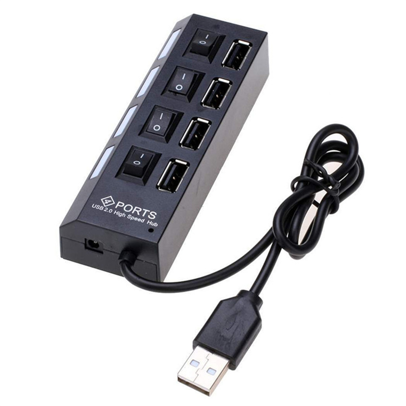 USB HUB 2.0 Splitter Multi HUB USB Four Port Adapter Multiport Hub PC ...