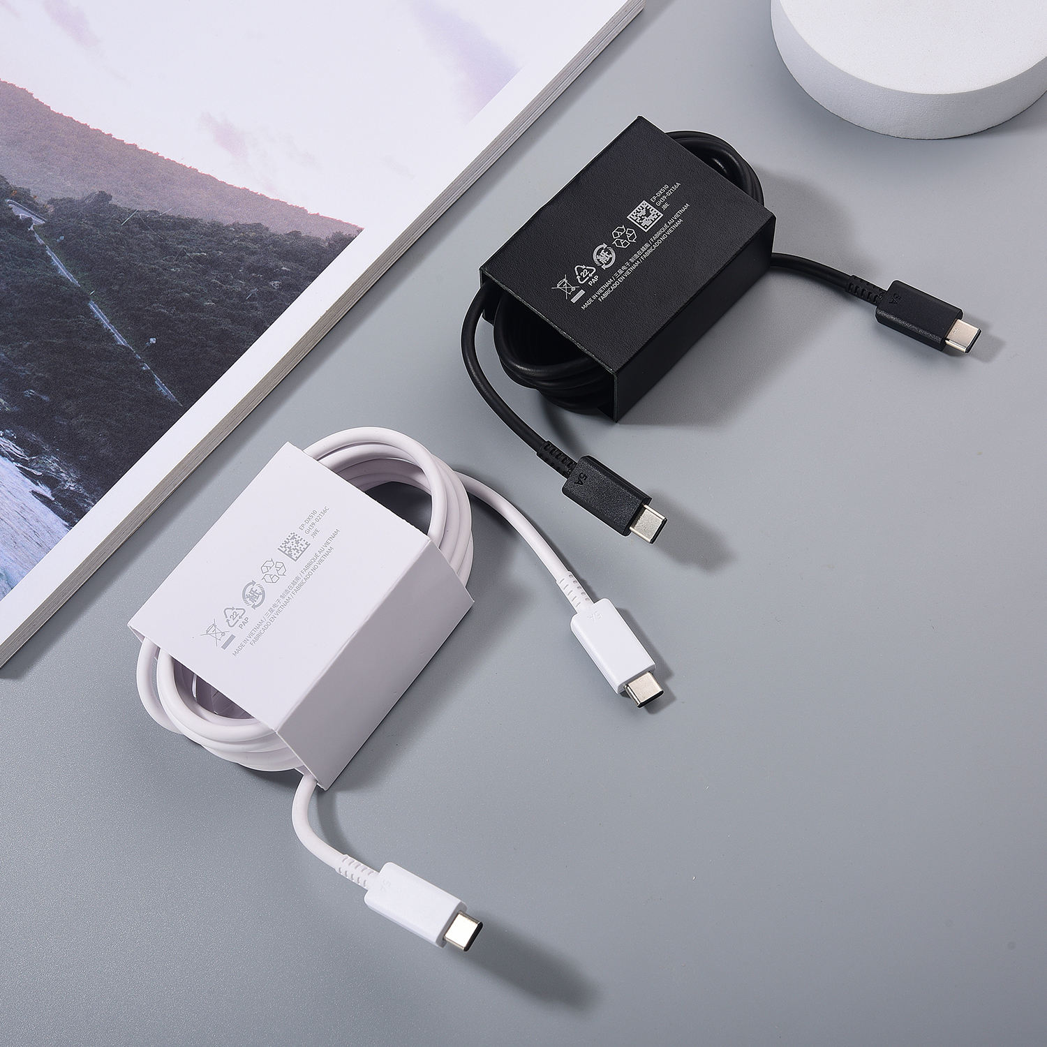Original 5A USB TYPE C TO TYPE C PD Cable Adaptive 25W/45W Adaptive ...