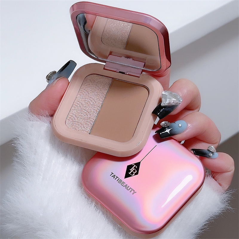DIKALU 2-in-1 Contouring & Highlighting Powder Palette - Sculpting Nose ...