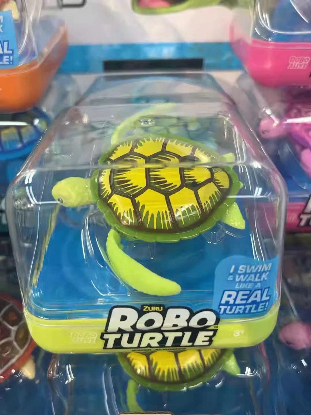 Robo Alive Robo Turtle Robotic Swimming Turtle by ZURU Water Activated ...