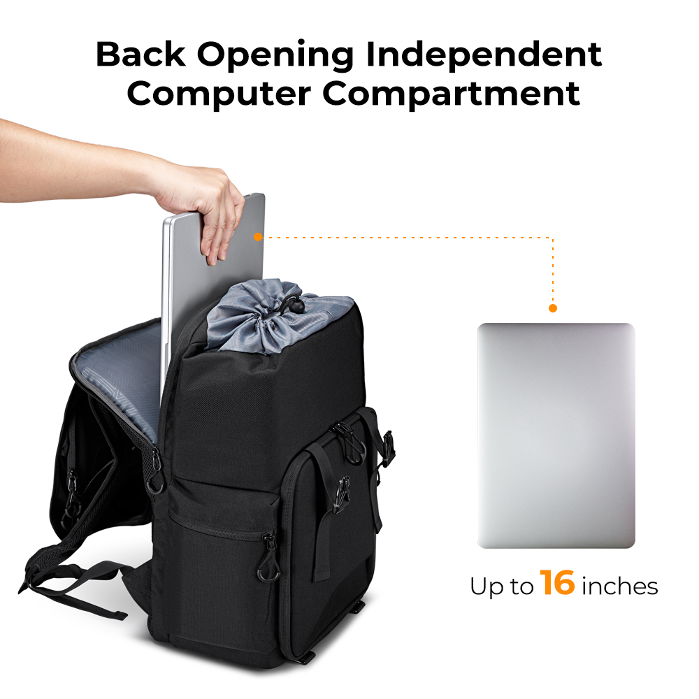 [Fast Delivery] K&F CONCEPT Hard Shell Camera Backpack Waterproof SLR ...