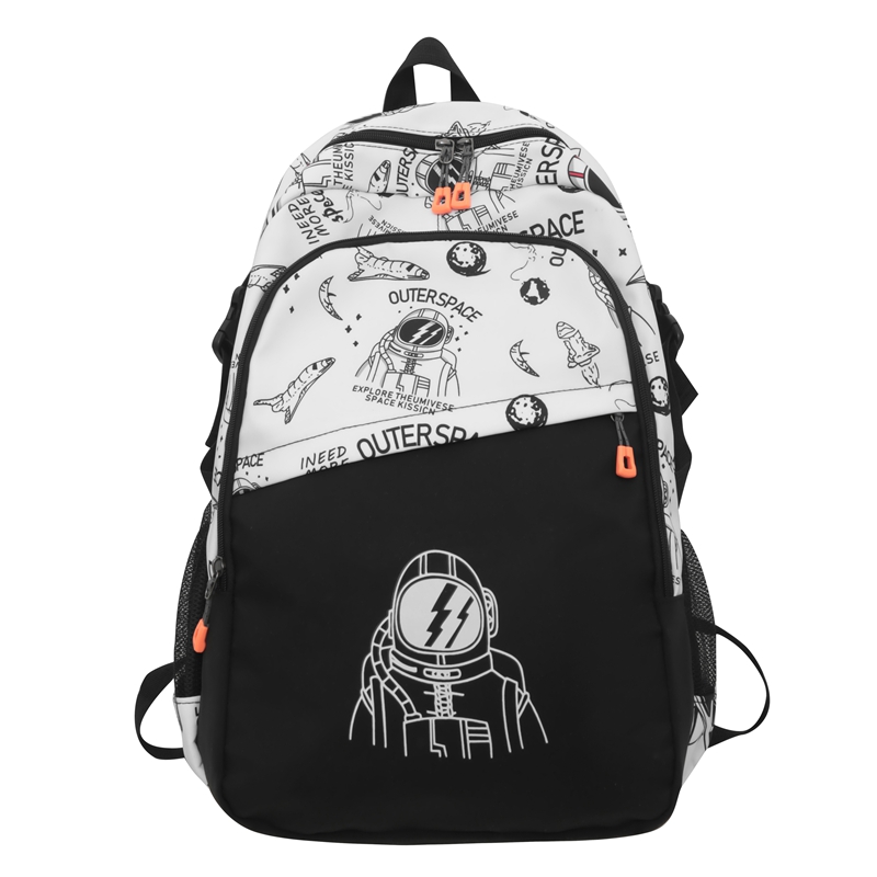 1 PCS Fashionable New Contrasting Colors Nylon Printed Large Capacity ...