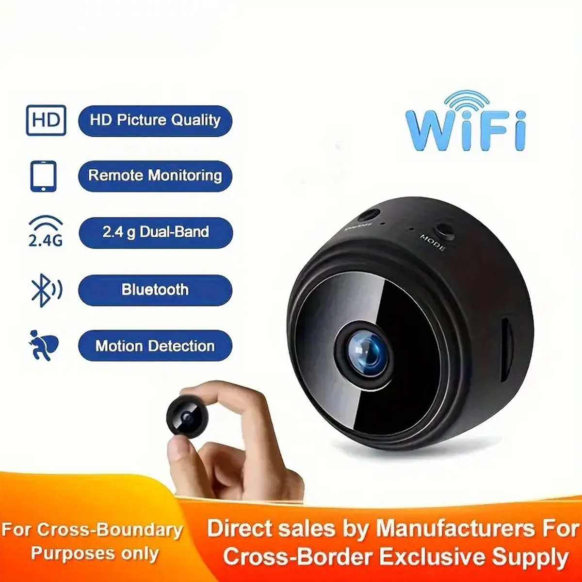 A9hdwifi Wireless Hd Night Vision Remote Home Surveillance Camera Shopee Philippines