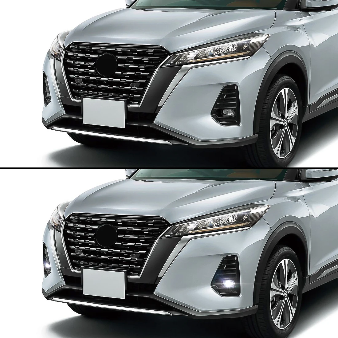 Car Front Bumper Fog Lamp For Nissan Kicks 2021 2022 2023 2024 2025 ...