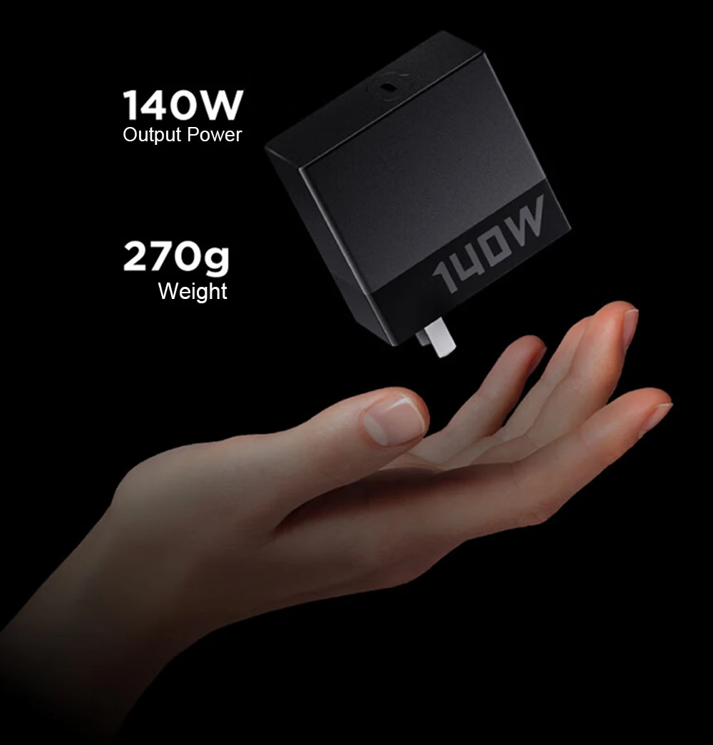 Lenovo Legion LA140 C140W GaN adapter with PD3.1/QC3.0/PPS3.0, Suitable ...