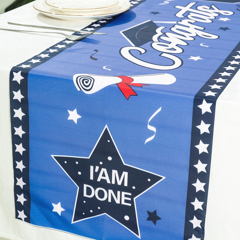 35*180cm GRAD Table Runner I'm done Themed Tablerunner Graduation Gift ...