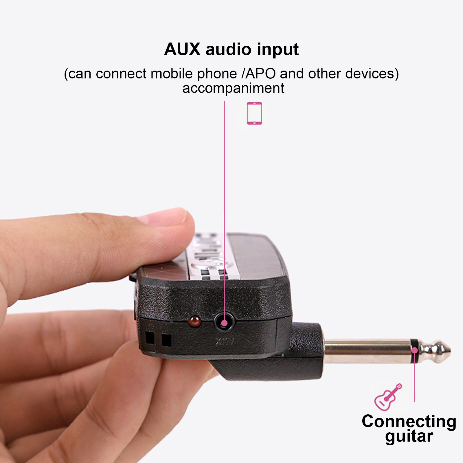[NEW] JOYO Mini Amp Portable Electric Bass Headphone Amplifier 3.5mm ...