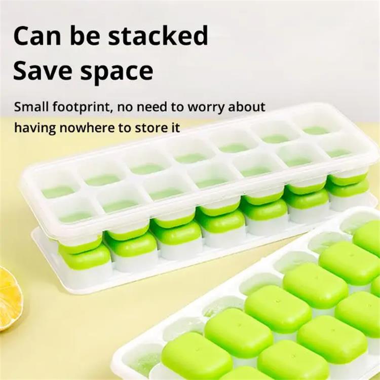 14 Grid Ice Cube Tray Silicone Mold Square Ice Cube Tray Mold Ice Cube ...