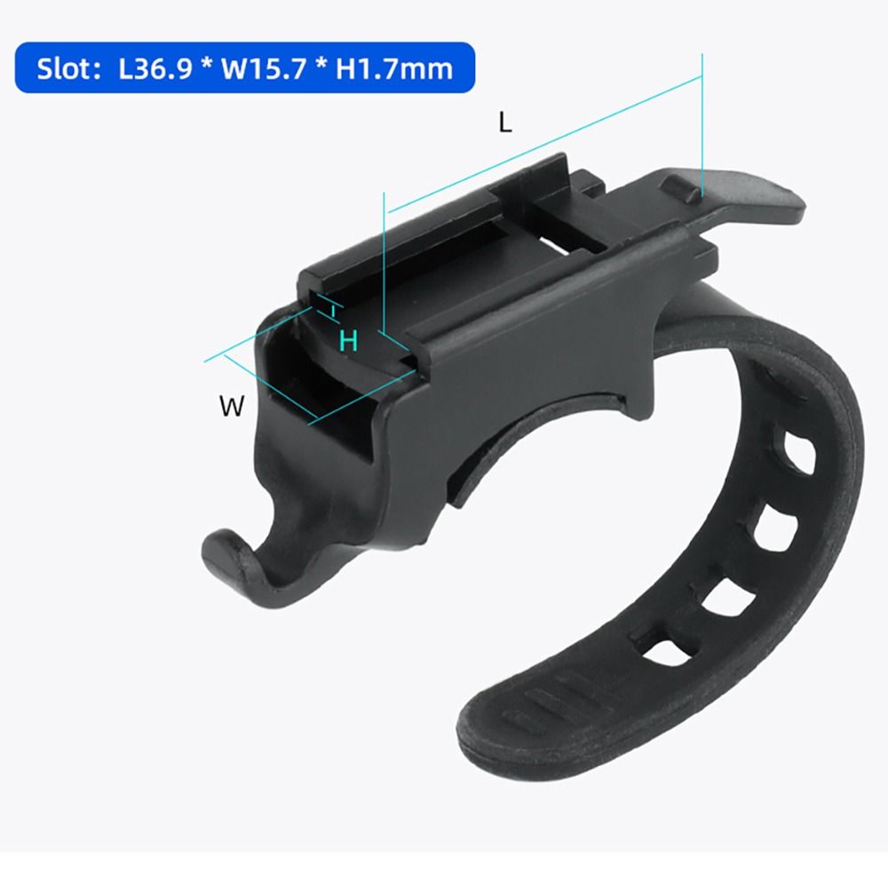 Universal Bike Light Mount Adapter - Compatible With Rock Bros RHL400, YQ200, GoPro, Tool-Free Installation