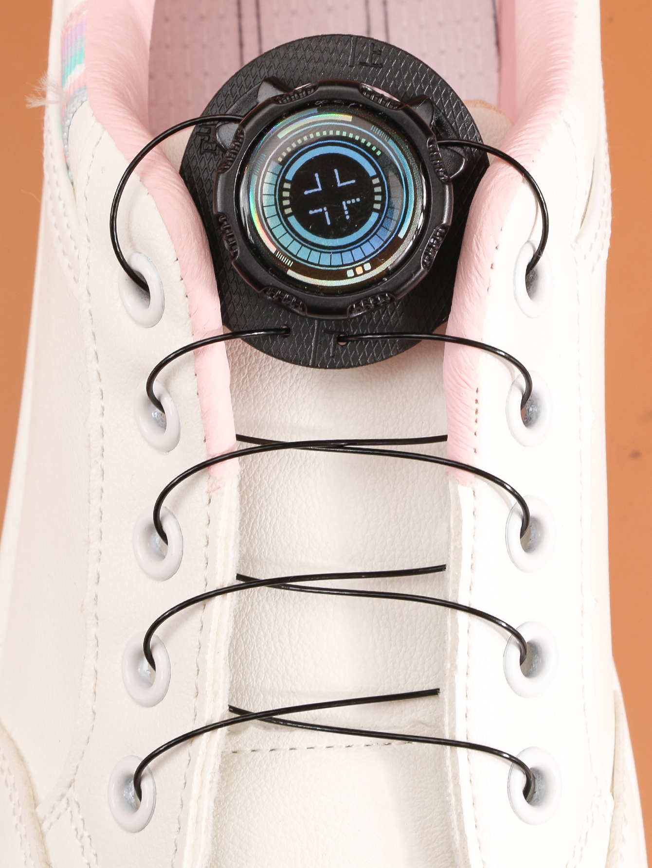 Rotating Button Shoelaces Auto Elastic No Tie Sports Running Shoes ...