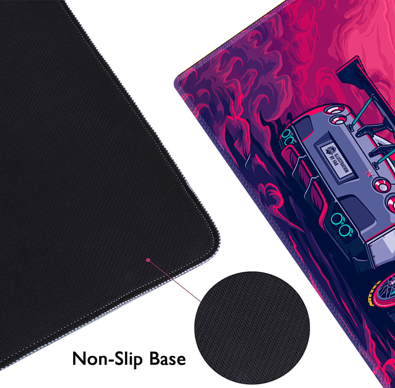 GTR Mouse Pad Super Coupe Pattern Non-slip Keyboard Mat Sports Car ...
