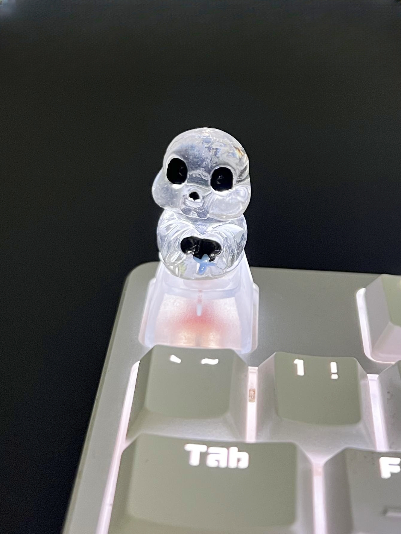 1 Halloween Ghost Demon Keycap Cross Axis Mechanical Keyboard Cartoon ...