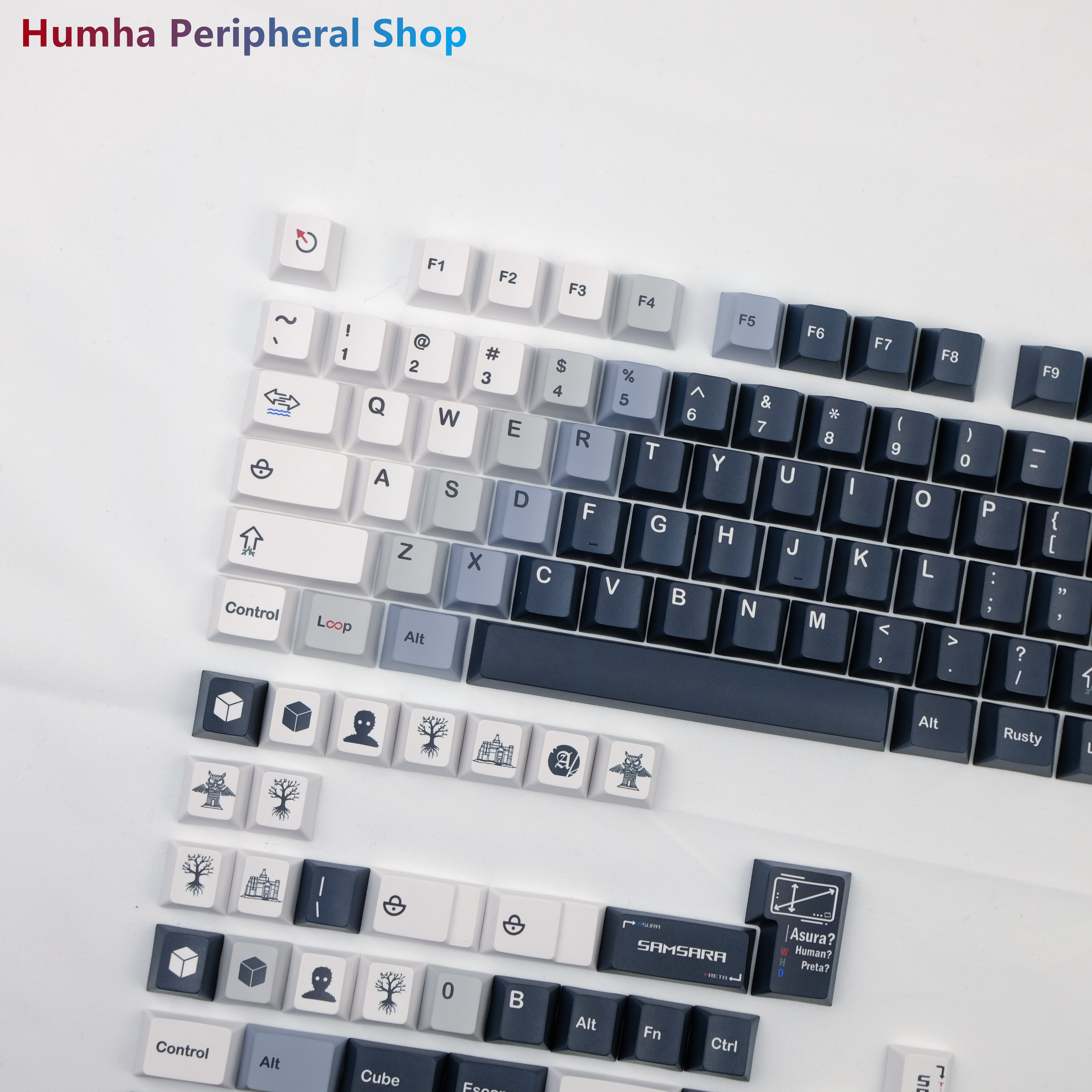 Humha Rusty Lake keycap PBT material Dye-Sublimation Cherry profile ...