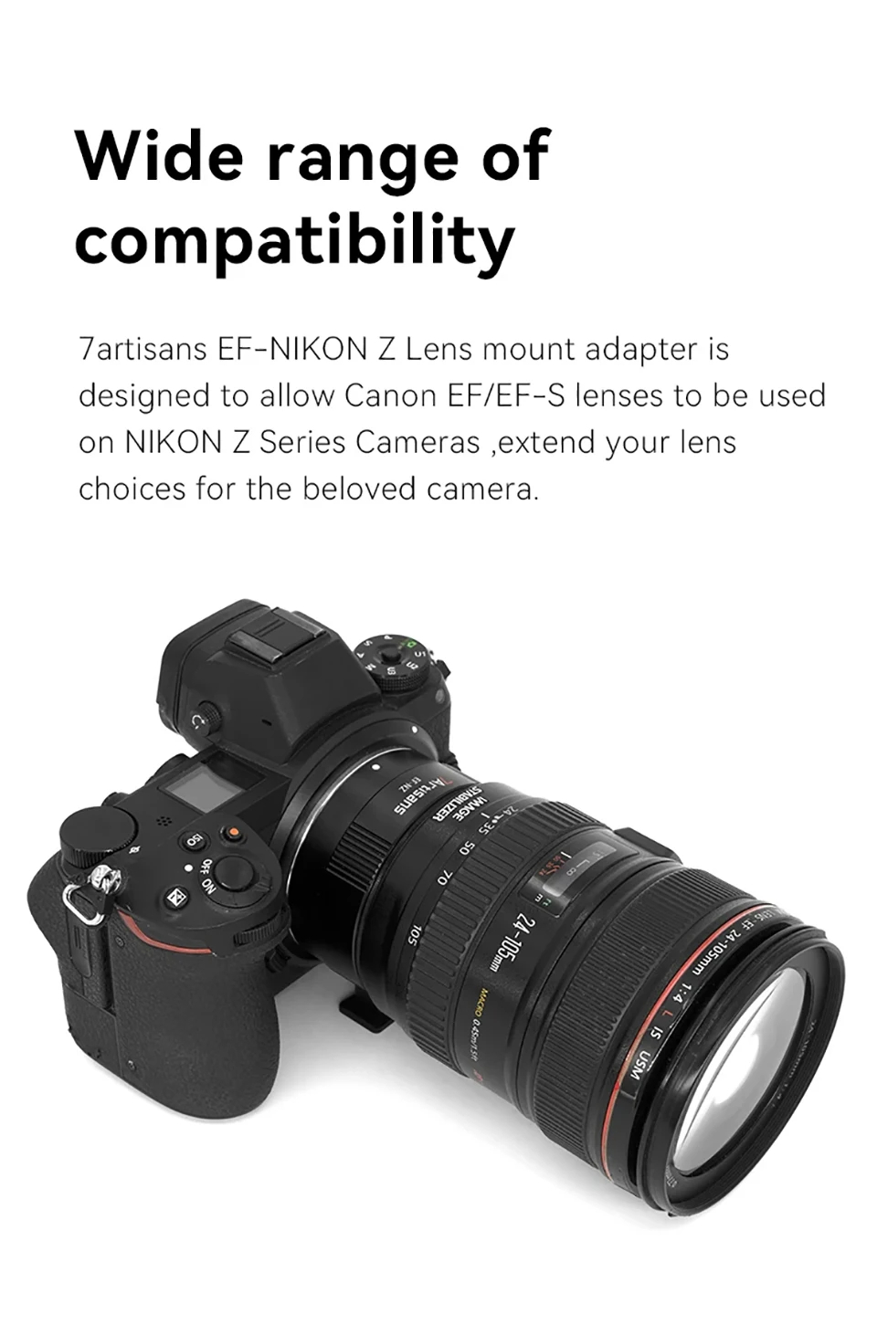 7artisans EF-NZ Autofocus Adapters for Camera Lens Accessories
