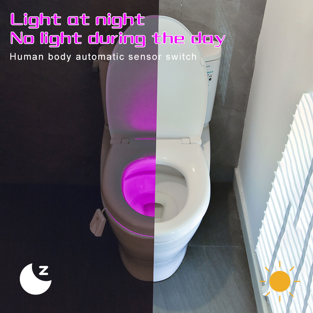 Toilet Light, Toilet Night Lights with Star Projector and Motion Sensor ...