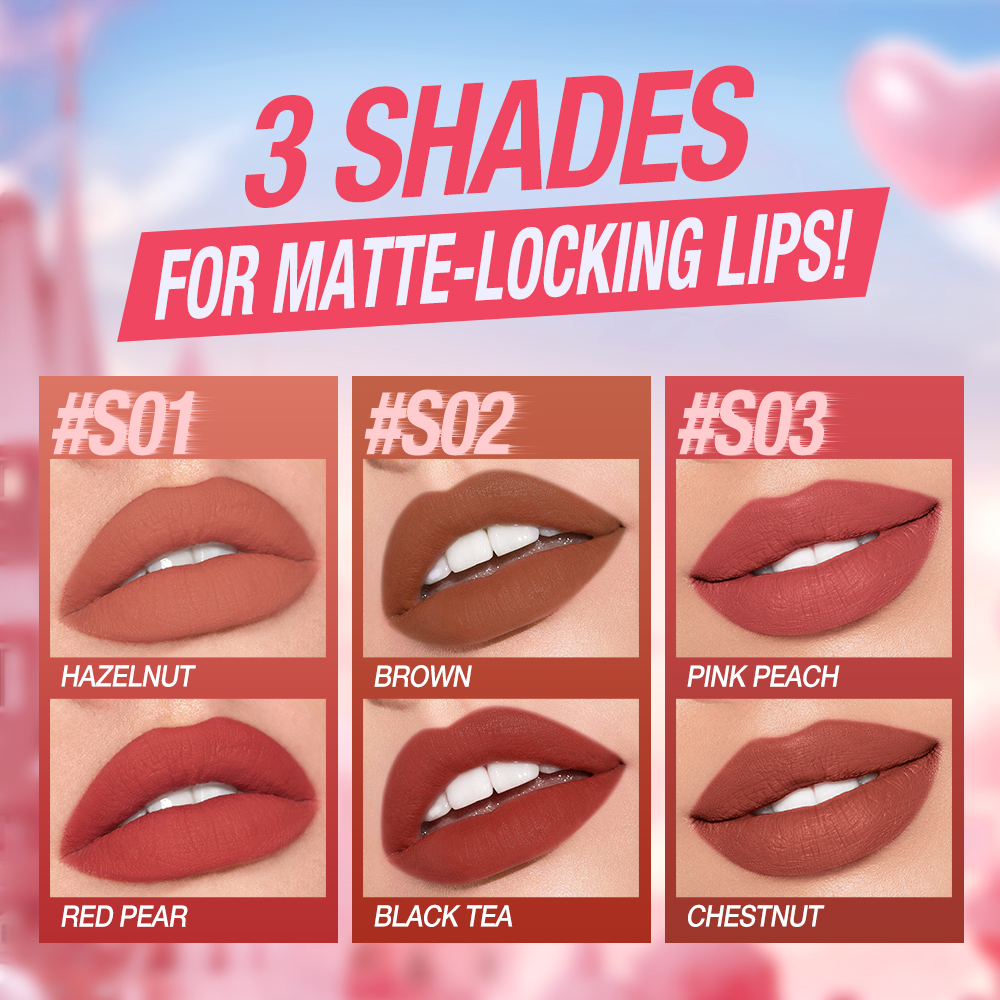 O.TWO.O Lip Tint Set 2pcs Waterproof Long Lasting Matte Liquid Lipstick ...