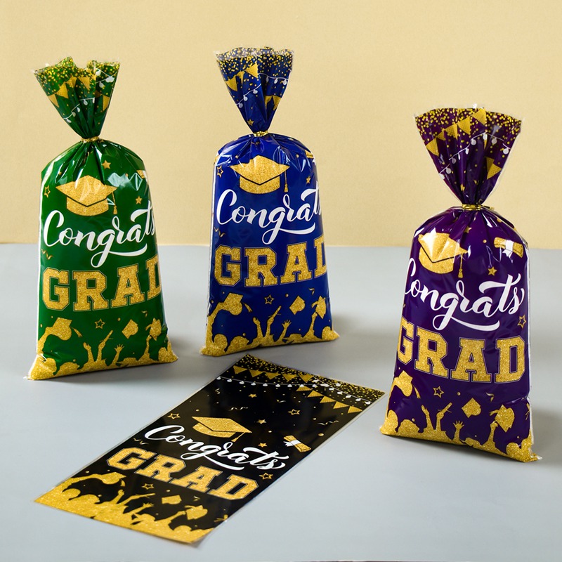 Graduation10/25/50pcs Grad Candy Bags Congrats Grad Plastic Bags ...