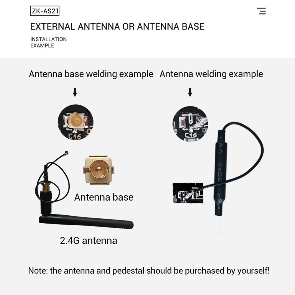 ZKAS21 220WX2+350W 5.1 Bluetooth Digital Power Amplifier Module 2.1