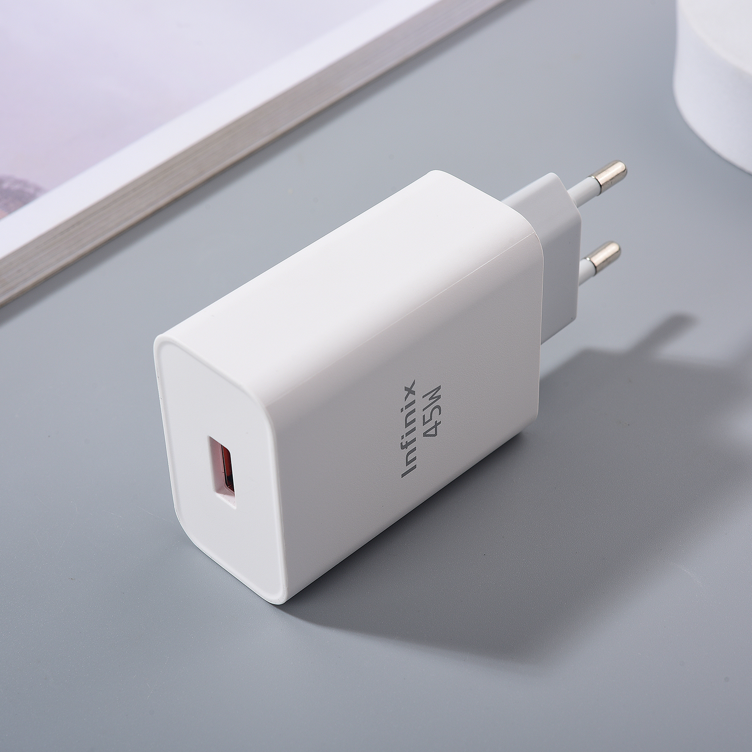 Infinix 45W Charger Super Fast Charging Power Adapter 6A USB C