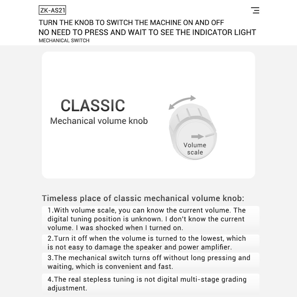 ZKAS21 220WX2+350W 5.1 Bluetooth Digital Power Amplifier Module 2.1