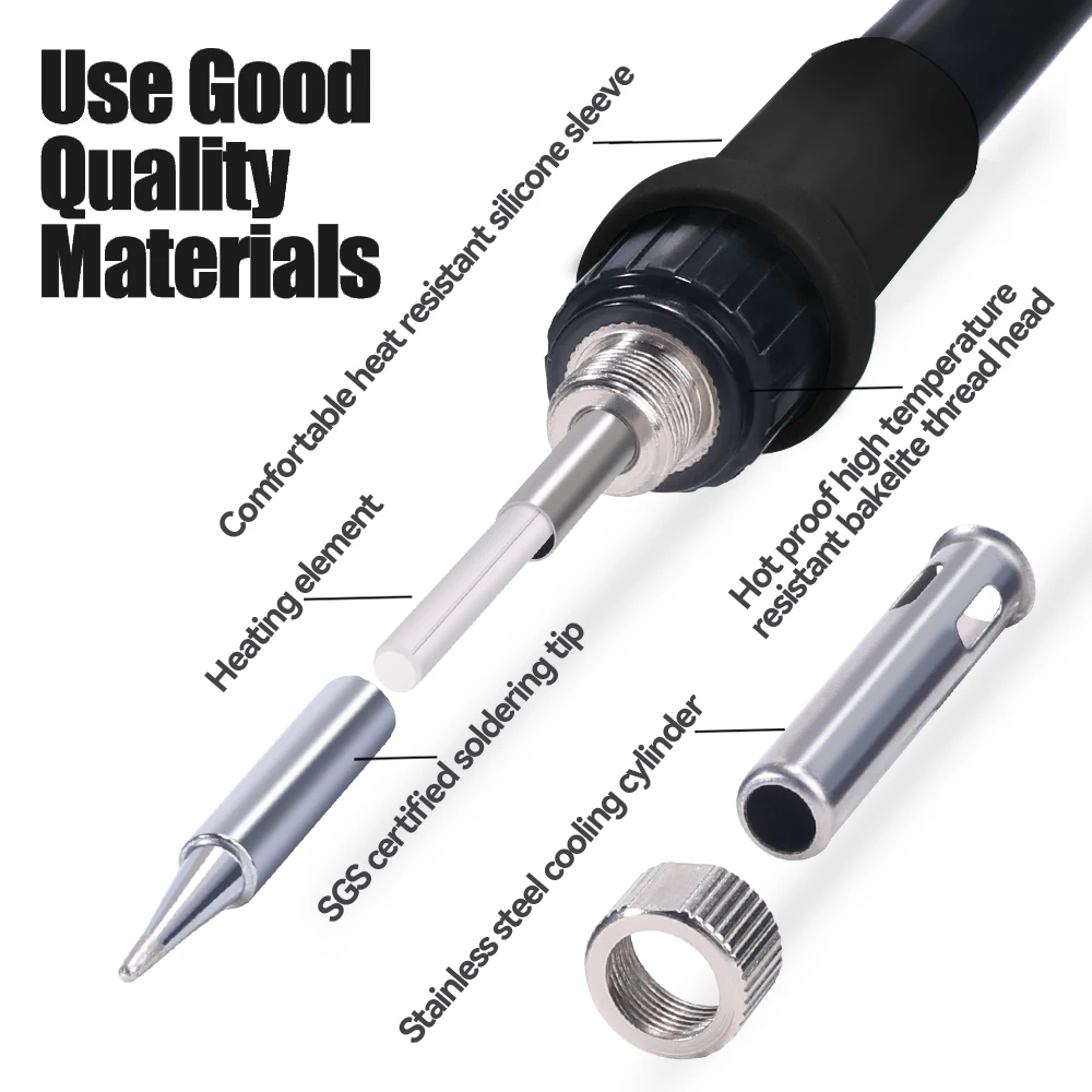 Silverflo 8586D Soldering Station 2 IN 1 Soldering Iron Hot Air Gun ...