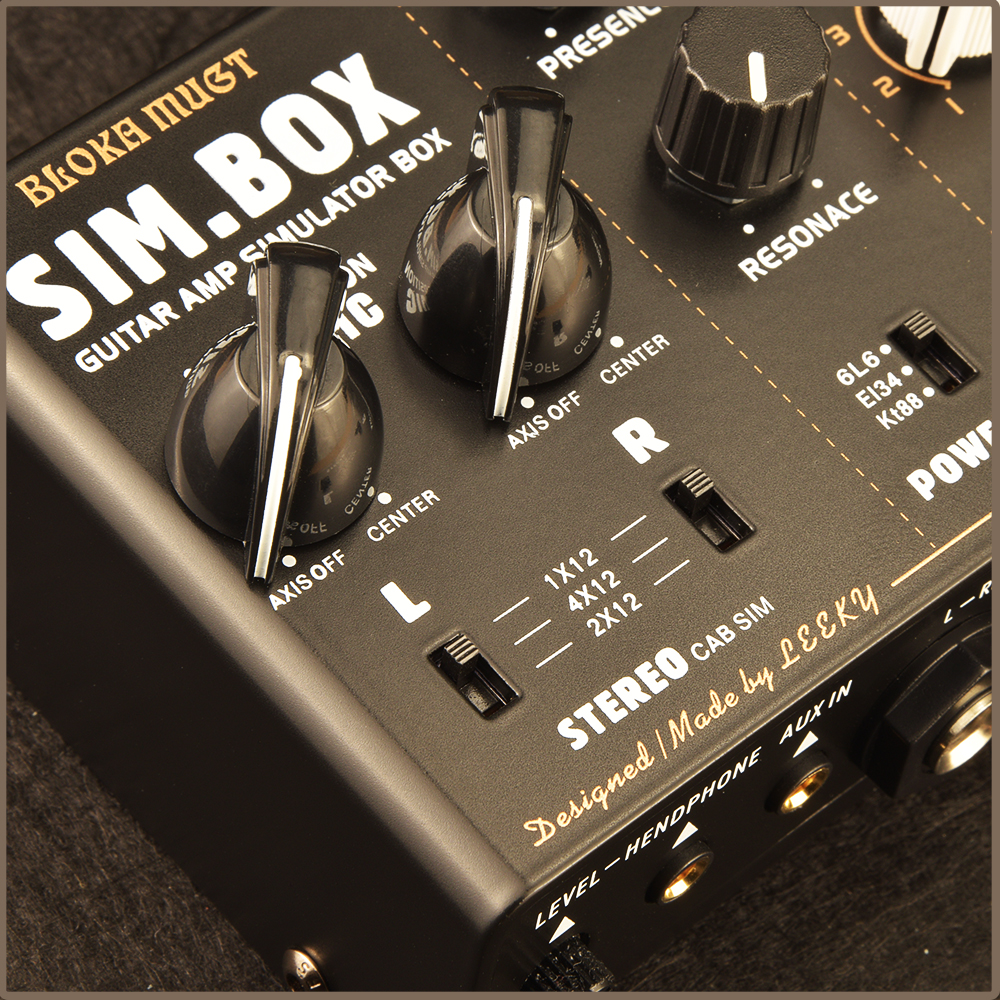 ⭐Leeky DI Box Effect Pedal,Preamp Simulator Pedal,Power Amp Sim Pedal