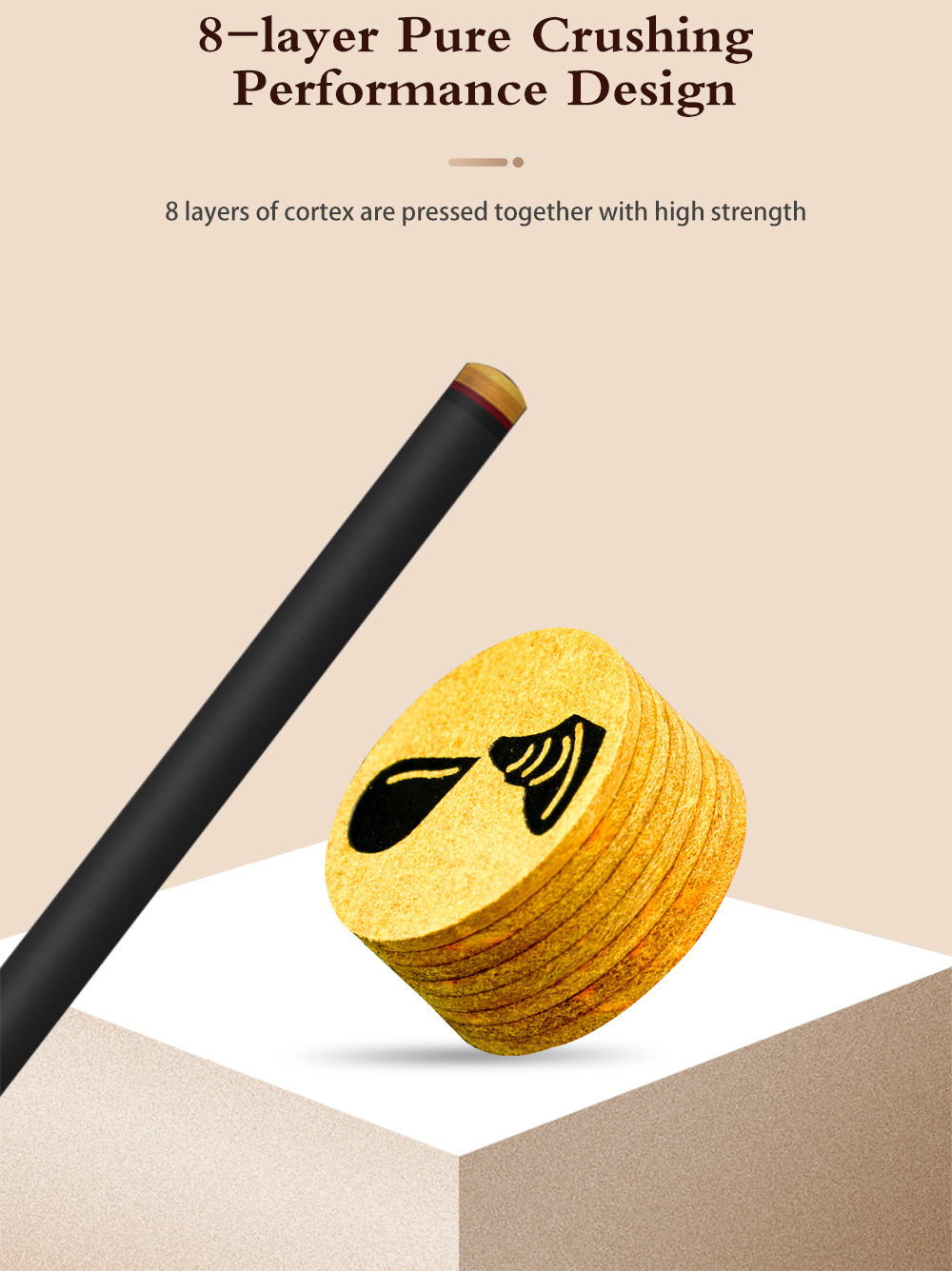 PREOAIDR Victory 3142 Z2 Billiard Tip 14mm H/M/S Pool Cue Stick Tip 8 ...