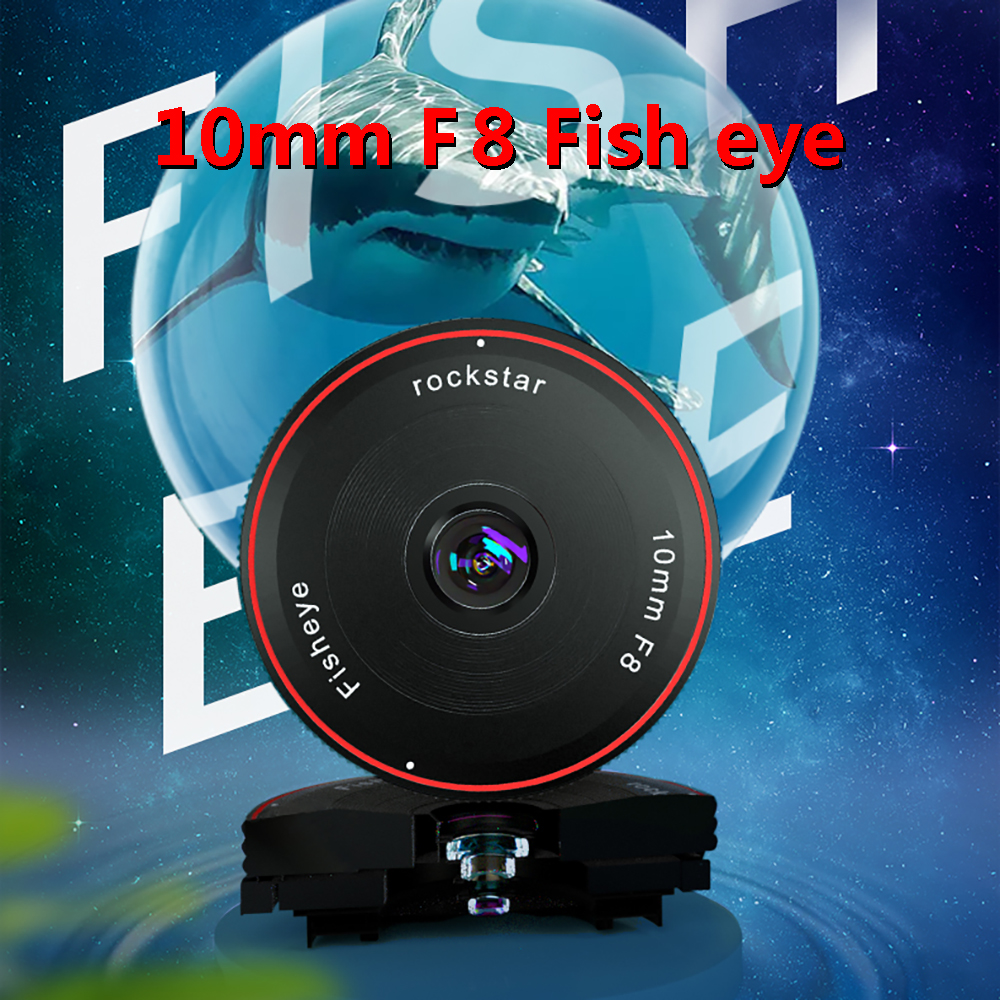 AstrHori 10mm F8 Fish Eye Camera Lens APS-C fixed lens for Sony E Fuji ...