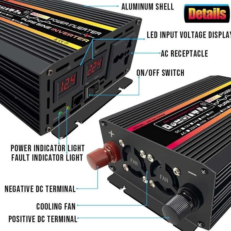 100% original EASUN POWER 7000VA 4200VA Hybrid Inverter 48V Built MPPT ...