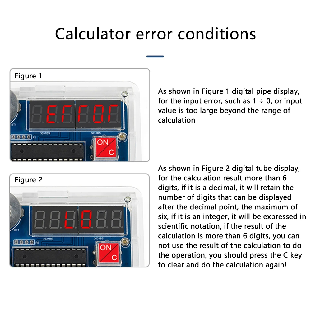 DIY Electronic Kit Mini Calculator Digital Display Calculator Kit 51 ...
