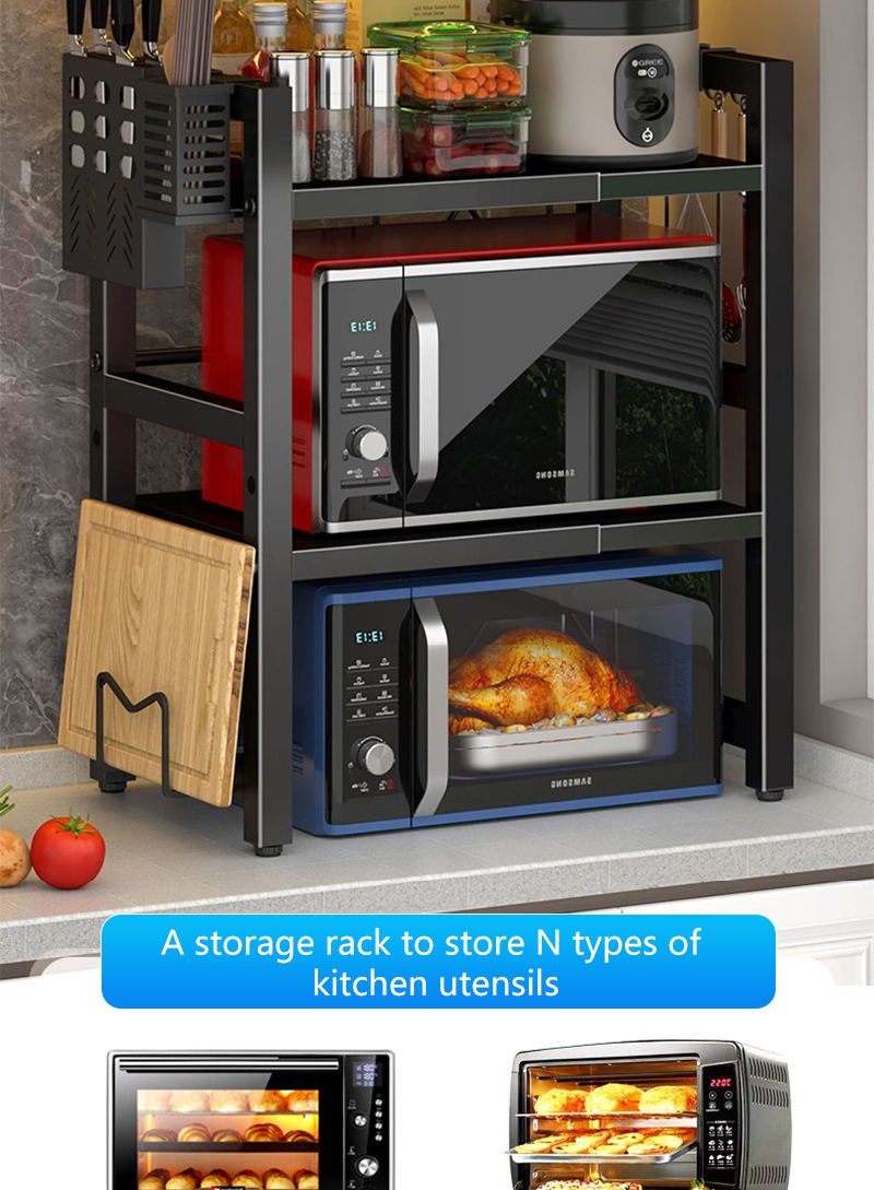 oven rack stainless steel layer rack Microwave Oven Rack Expandable and ...