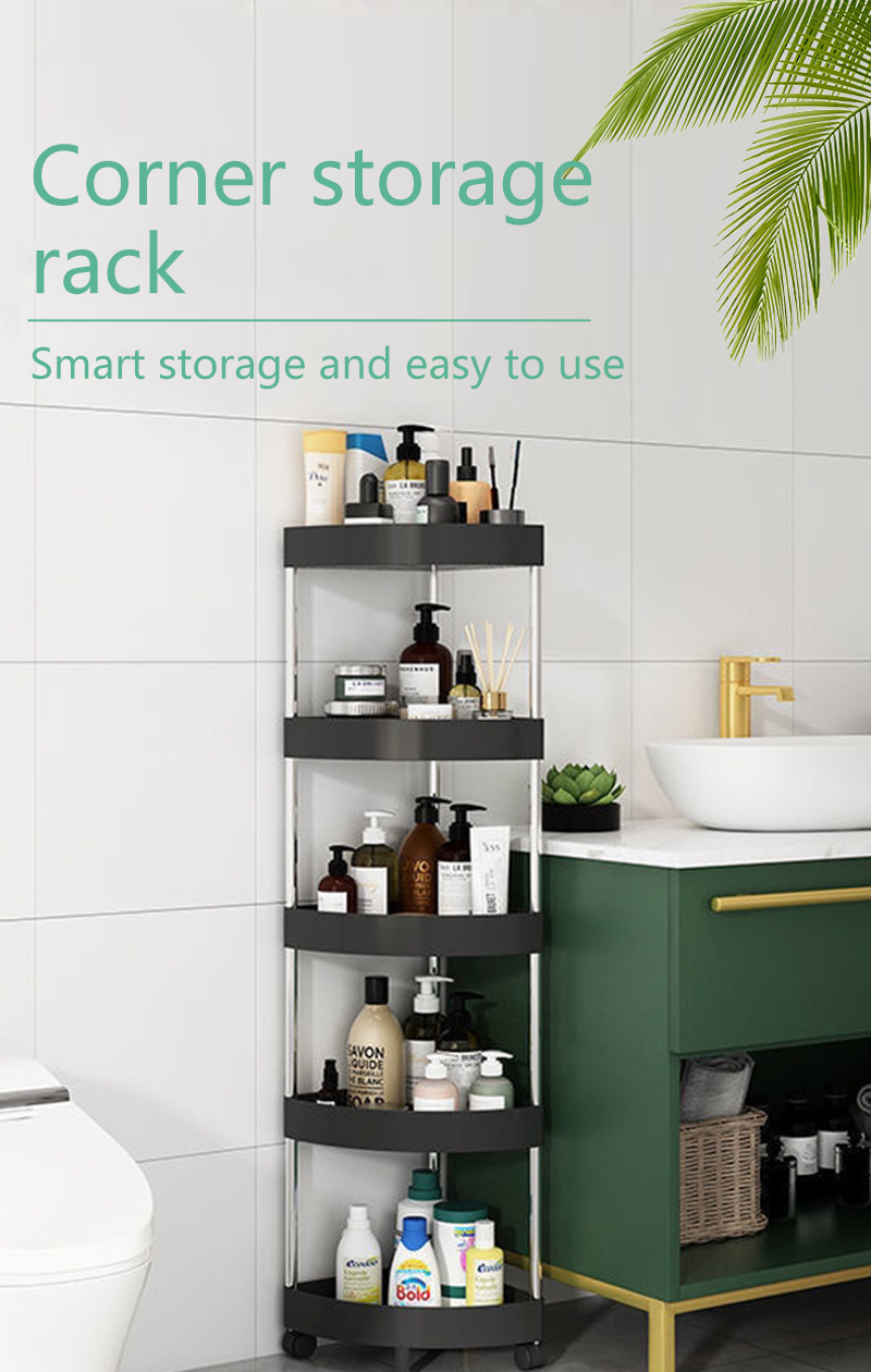【Spot COD】rack organizer rack organizer layer kitchen 5 Layer Shower ...