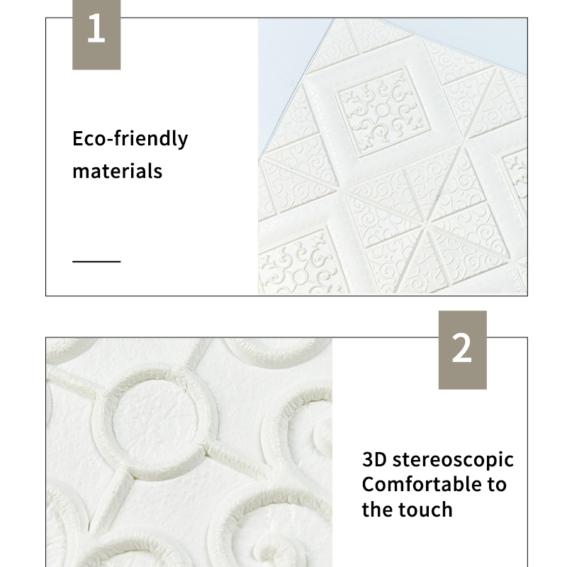 38.5*35 Big Sale DIY Self Adhesive 3D Wallpaper DIY Sticker Living Room ...