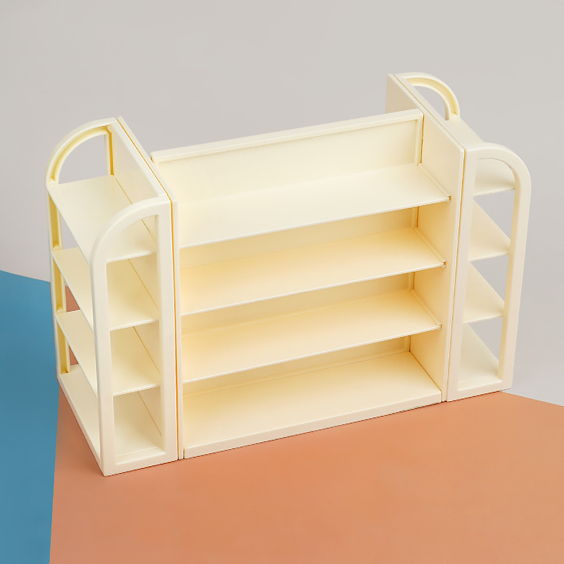 Micro Landscape Mini Scale Four-Sided Three-In-One Supermarket Shelf ...