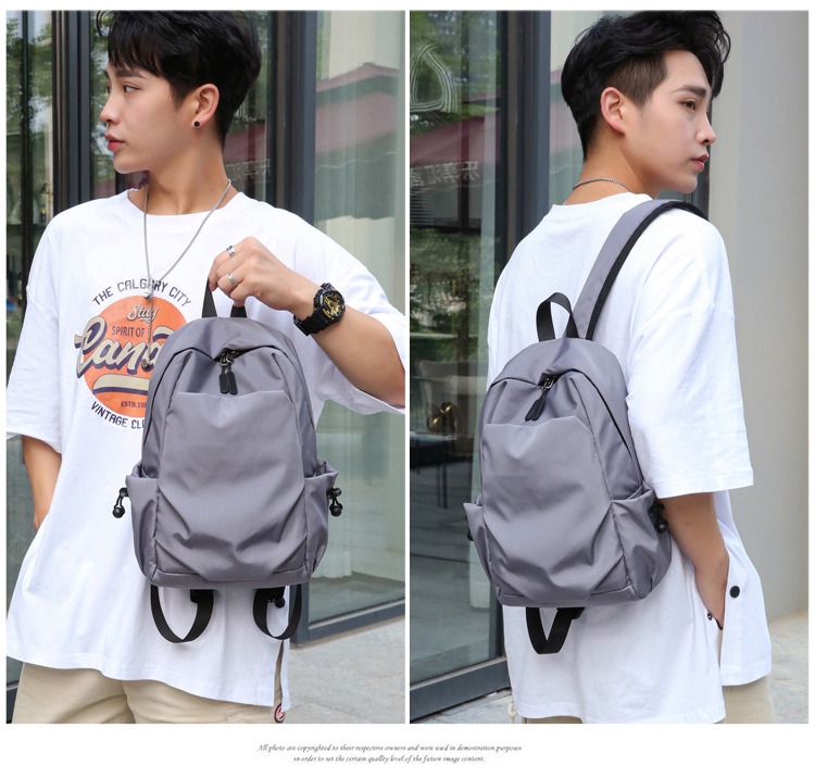 Mini Backpack Men Small Trendy Lightweight Water-Repellent School Bag ...