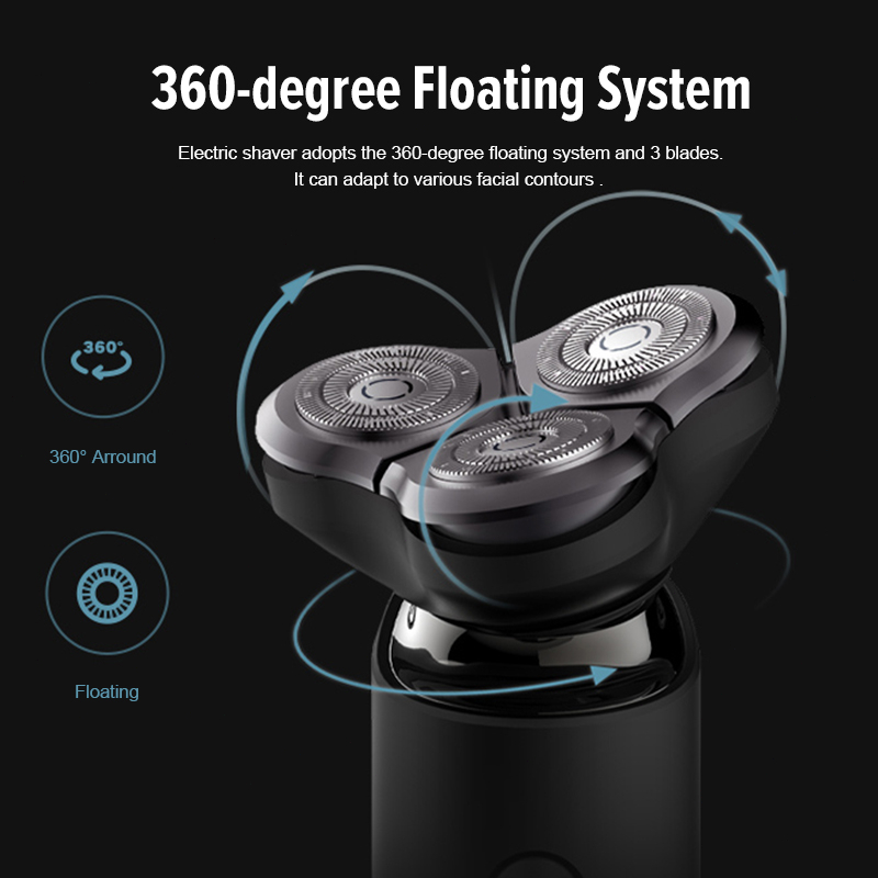 Xiaomi S500 Electric Shaver For LED Display Beard Trimmer Razor For Men ...