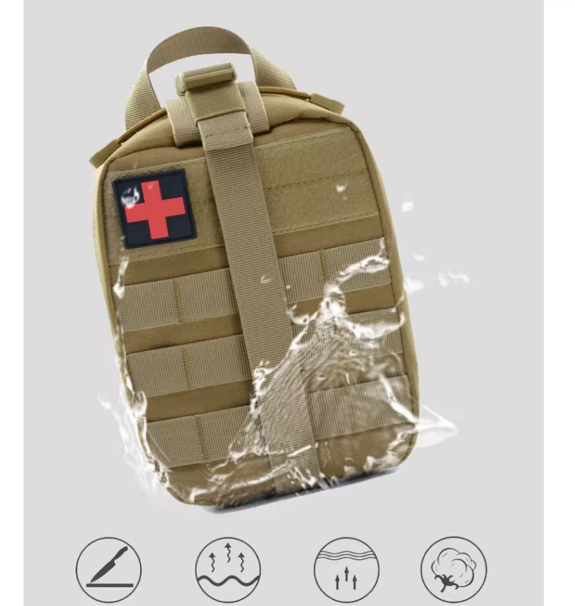 Tactical First Aid Kit EDC Portable Emergency Outdoor Medical Accessory ...