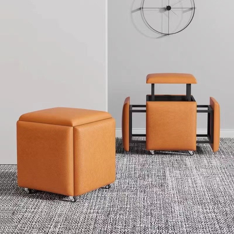 TAYLOR LIVING Multifunctional Combination Storage Stool Simple Five-in ...