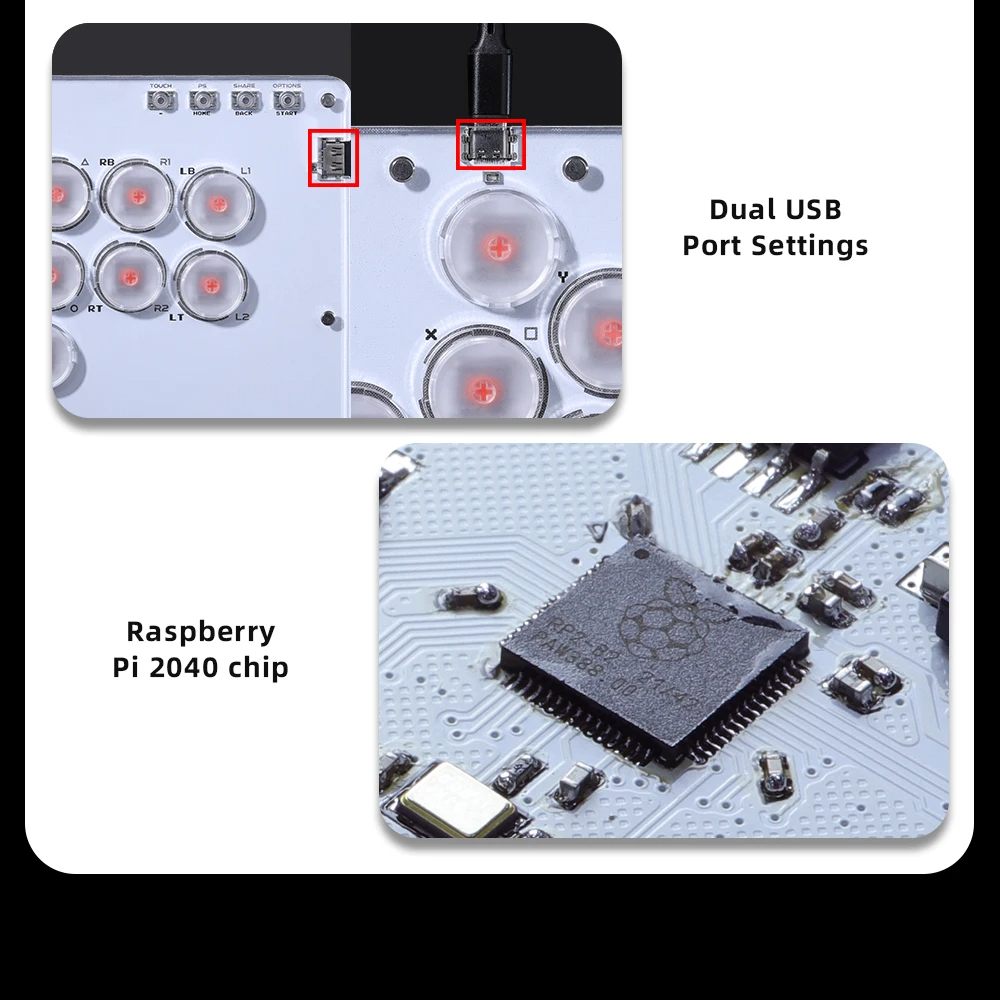 New Haute42 Arcade Joystick Hitbox Controller Arcade Fighting Game ...