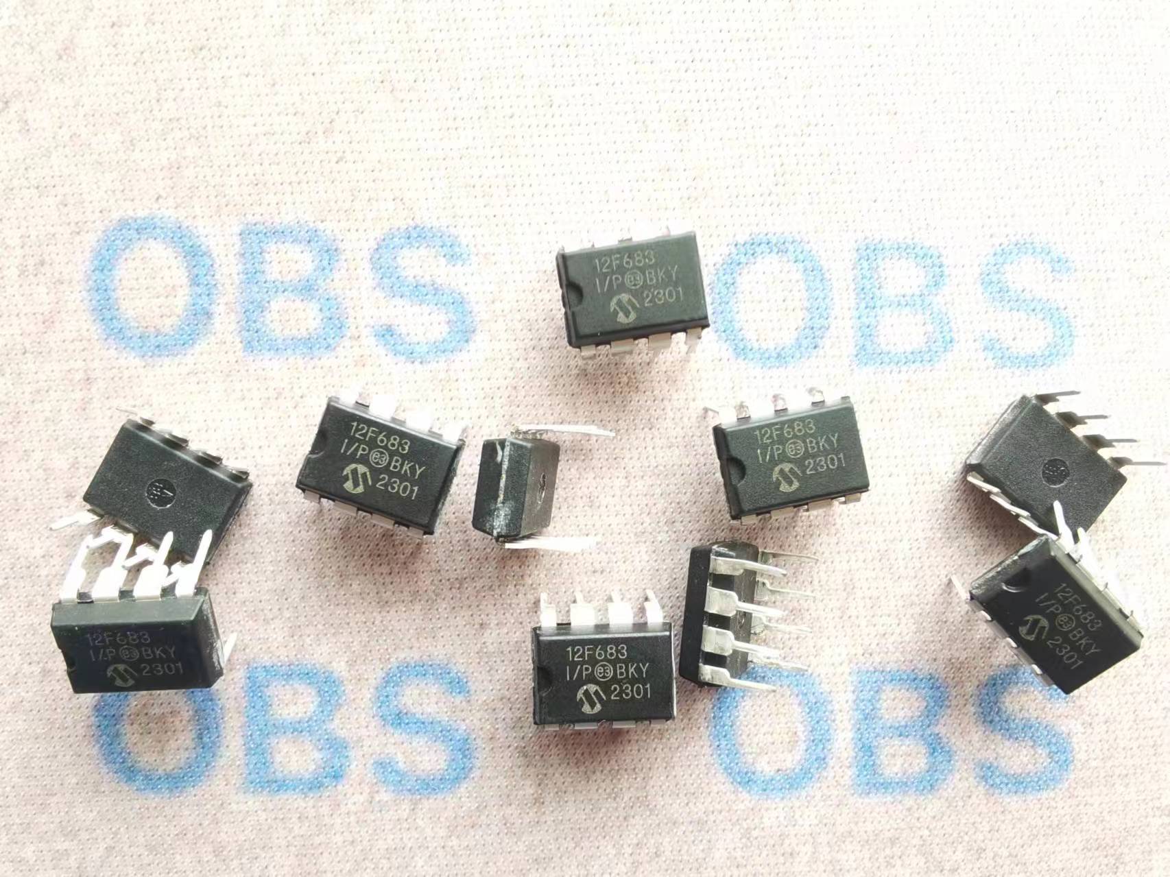((5pcs) Pic12f683-i/p Brand New Original DIP8 PIC12F683 12F683 8-Bit ...