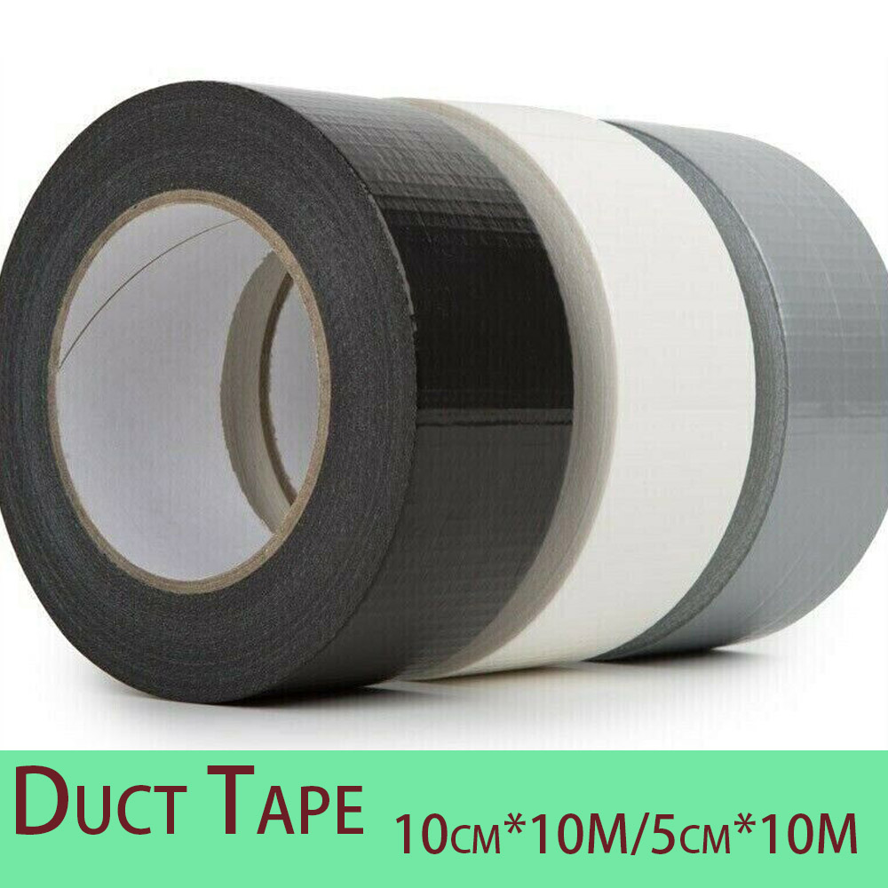 DUCK DUCT GAFFA GAFFER WATERPROOF CLOTH TAPE SILVER / BLACK - View #4