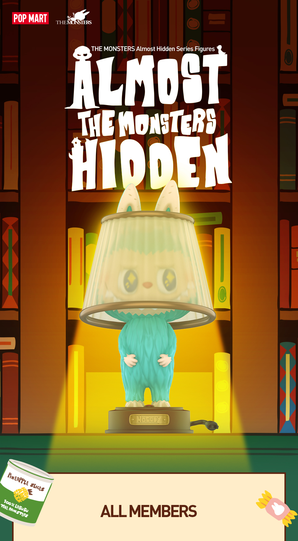 MART ALMOST HIDDEN THE MONSTERS ラブブ POPMARTLABUBUTHEMONSTERS