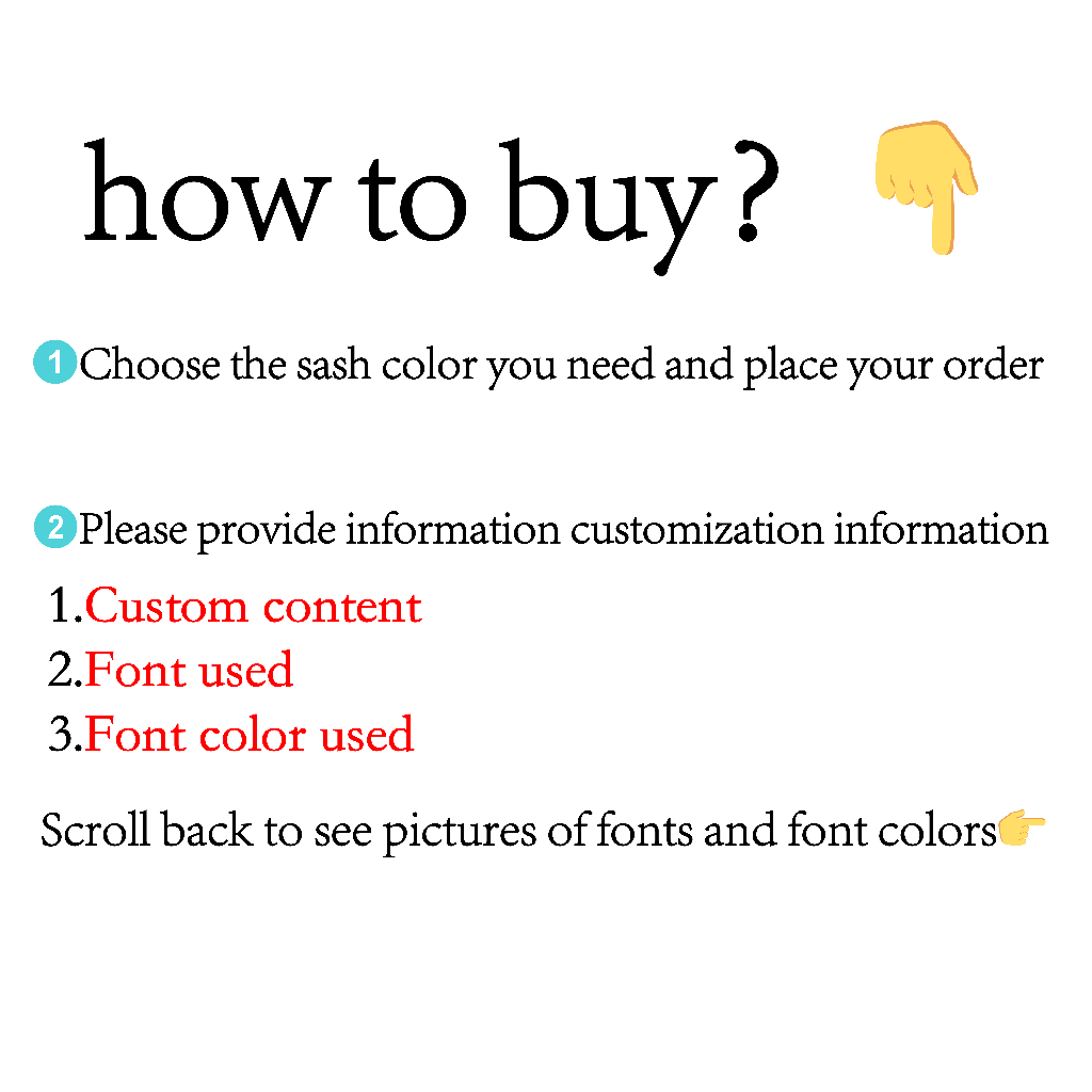Custom Sash Length 180cm（Adult-use model） Print Your Word on Sash ...