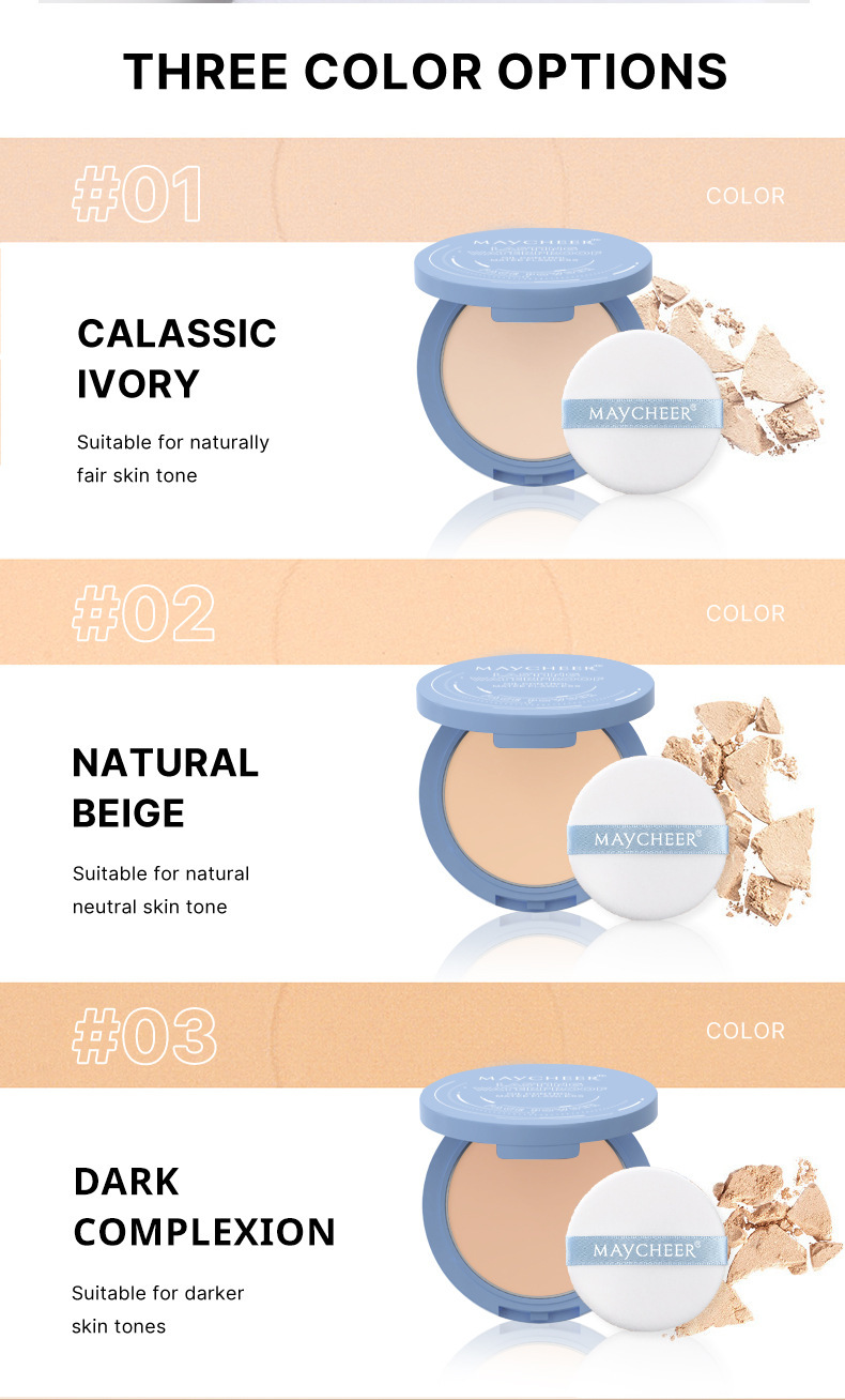 Oil Control Face Powder Matte Waterproof Flawless Setting Powder ...