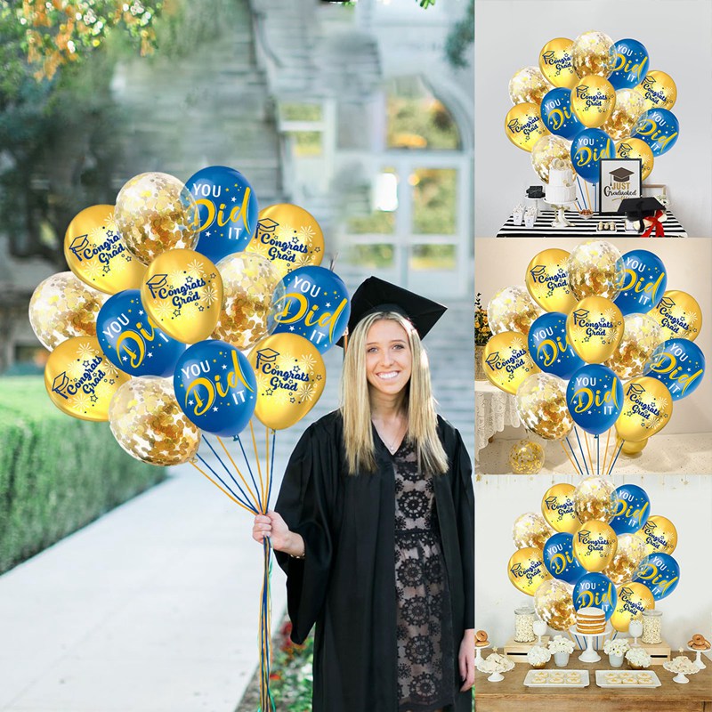 4 Styles Happy Graduation Balloons Congrats Grad Balloons Graduation ...