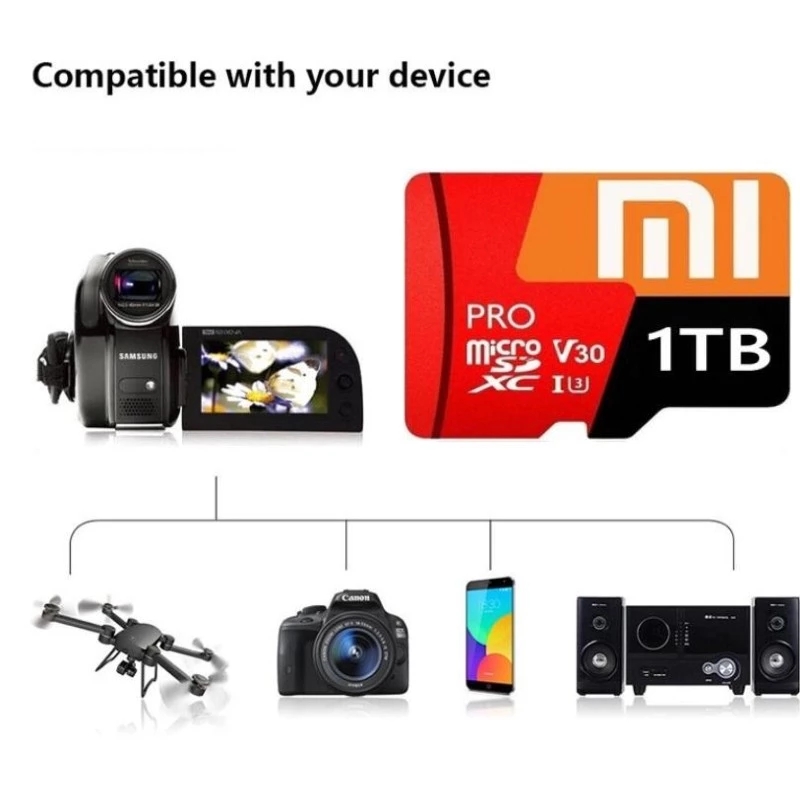XIAOMI High-Speed micro sd 128gb 64gb 256gb 512gb 32gb micro sd 16gb ...